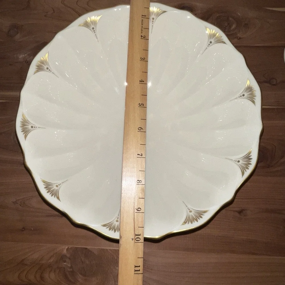 Vintage Lenox Bowl, Fruit Dish, Candy Gold Trim Dish Bowl Victorian